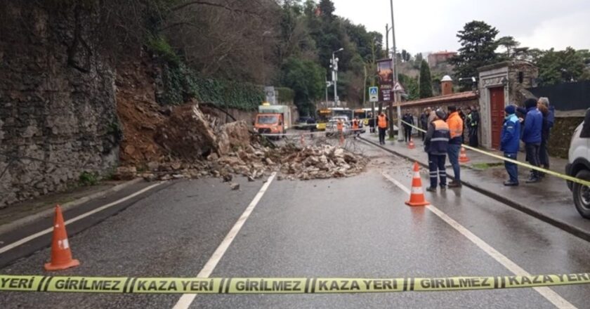 Üsküdar’daki destek duvarı çöktü: Trafiğe kapalı yol – Son Dakika Trürkiye Haberleri