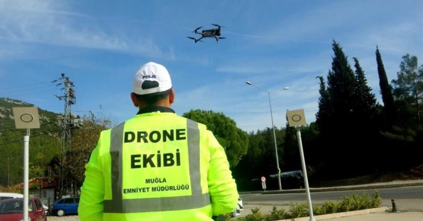 Muğla’da trafik denetimlerinde “drone” dönemi